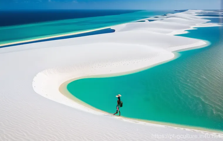 유네스코 문화유산 탐방 - **Prompt:** A solo female traveler, dressed in comfortable, modest travel attire (e.g., jeans, a war...